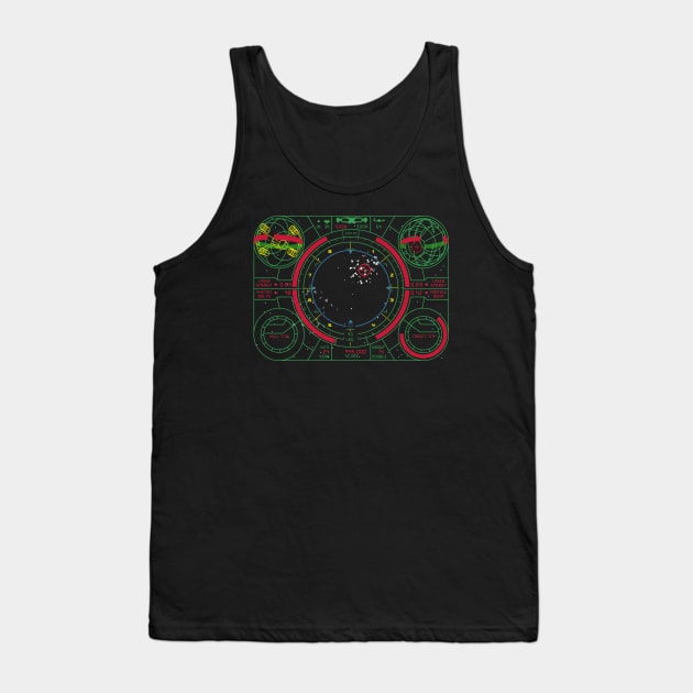 Last Starfighter HUD Tank Top by DeepSpaceDives